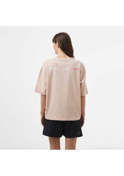Unıted4 Kadın Beyaz T-shirtmınoka Pembe