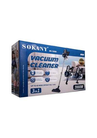 Sokany SK-13020 2000 W Kablosuz Şarjlı Süpürge