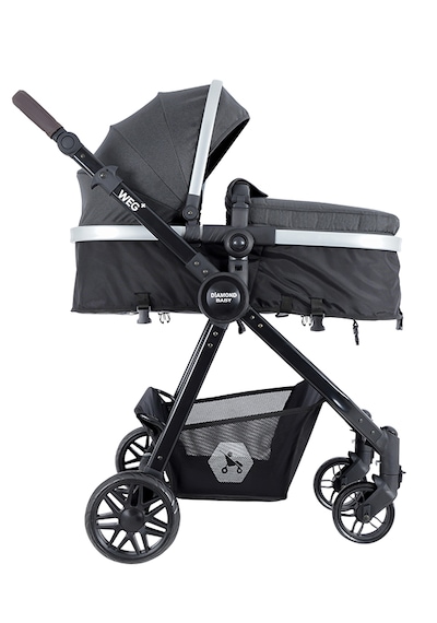 Diamond Baby Weg Travel Seyahat Sistem Bebek Arabası, Pusetli, Çift Yönlü, Ayak Örtülü