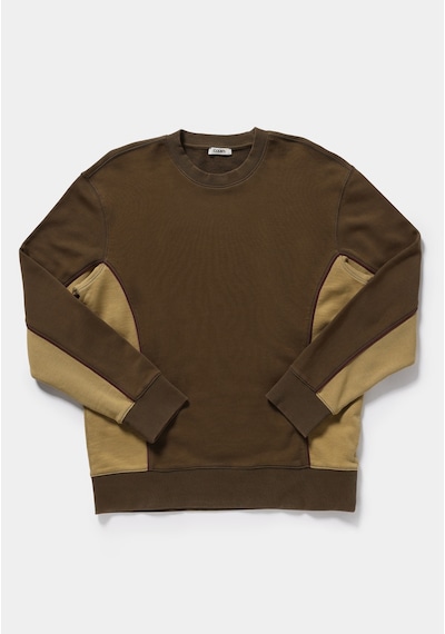 Colin's Colins Relaxed Fit Yuvarlak Yaka Düz Erkek Yeşil Sweatshirt Cl1082362 Q1.v1 Kha Haki