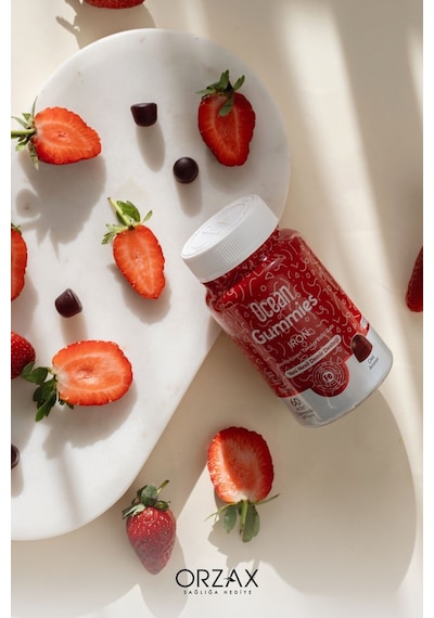 Orzax Ocean Gummies Iron Extra 60 Çiğnenebilir Jel - 17 Mg Demir İçeren Takviye Edici Gıda