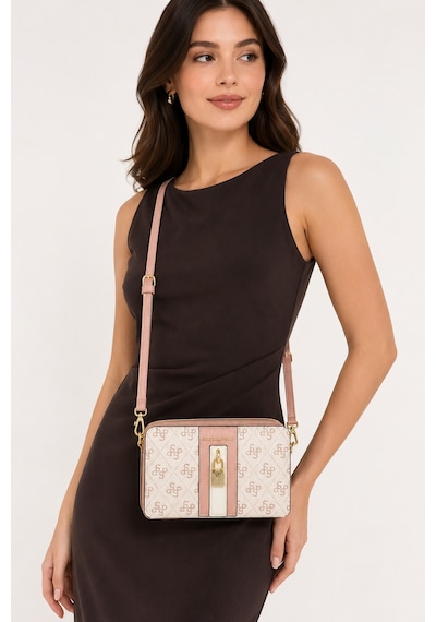 Silver & Polo Silver Polo Çapraz Askılı Kadın Çanta Pembe 1038