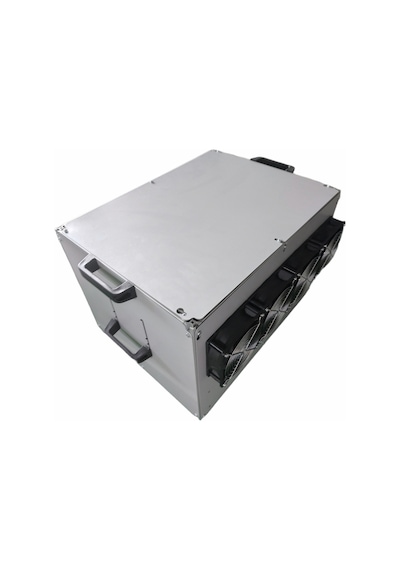 RigBu Kapalı Mining Rig Kasası SK53 Fanlı Gri