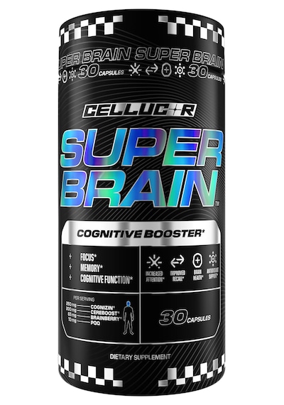 Cellucor Super Brain Cognitive Focus Vitamin B12 Folate Acetyl-l-carnitine Cognizin Citicoline Pqq 30 Caps Aromasız