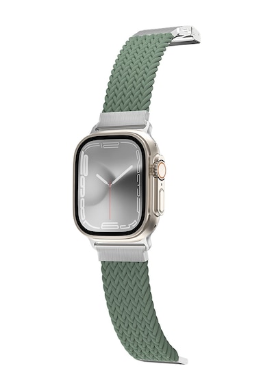 Watch 7 41mm Amazingthing Titan Weave 2.seri Sport Örgü Kordon Koyu Yeşil