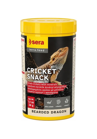 Sera Bearded Dragon Cricket Snack 250ml. / 34gr.