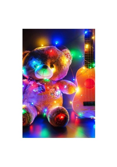 Rgb Peri Led Yılbaşı Kamp Parti Led Işık 3m - Karışık Renk - Dekoratif - Karışık