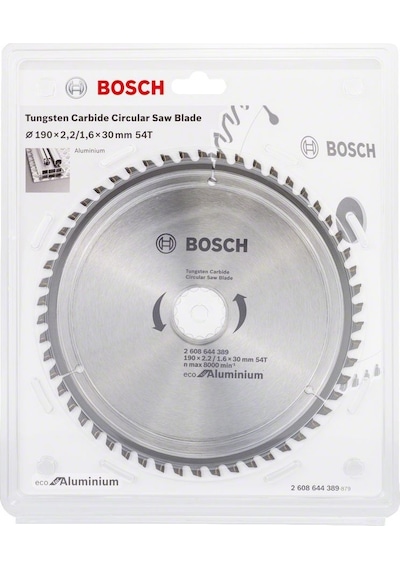 Bosch Optiline Eco Alu 190 x 30 54 Diş Daire Testere Bıçağı - 2608644389