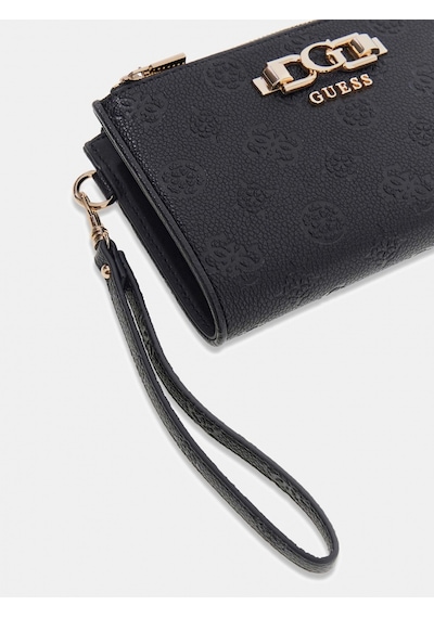 Guess Anise Çift Fermuarlı Organizer Kadın Siyah Cüzdan Swpd9916157-blo