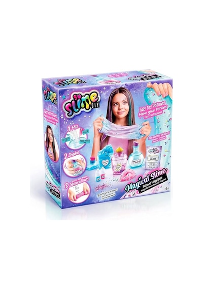Slime Sihirli İksir Yapım Seti 3 Çalkalayıcılı Kendin Yap Slime Deney Seti Çok  Renkli