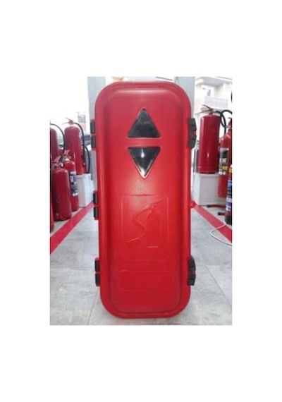 Tır Dorse İçin Plastik Yangın Tüpü Dolabı 6-9 Kg Tüpe Uygun Dayanıklı Ve Su Geçirmez Tasarım
