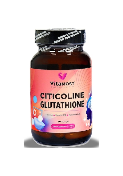 Vitamost Citicoline Glutathione 30 Softgel