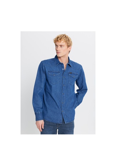 Lee Erkek Regular Fit Ml241513927 Mavi Denim Gömlek - 5003317518