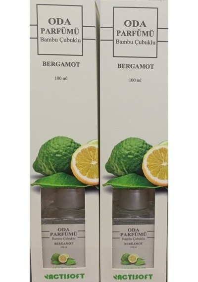 Oda Kokusu Bambu Çubuklu Actisoft 100 Ml 2'li Paket Bergamotlu Bergamot