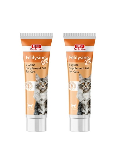 Bio Petactive Felilysine Gel Kediler İçin L-lizin Jel 100 Ml. X 2 Adet