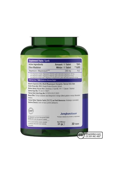 Nature's Supreme Multi Magnesium Complex 30 Tablet
