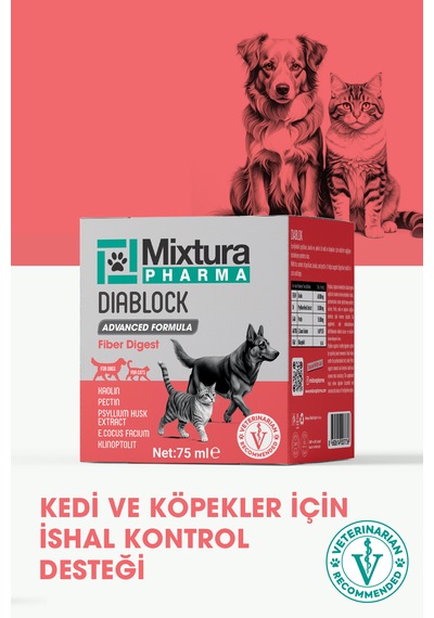 Mixtura Pharma Diablock Kedi Ve Köpek İshal Kesici Toz