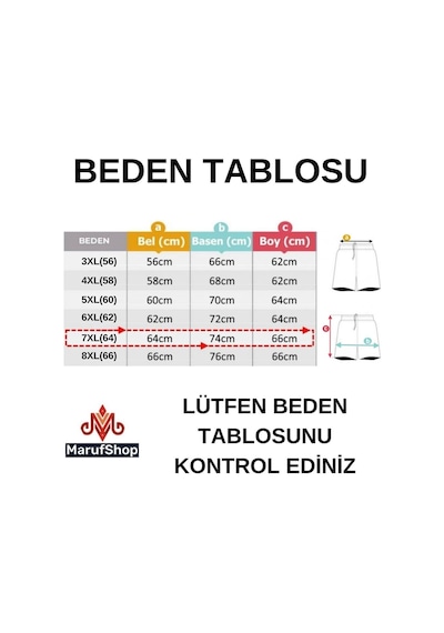 Erkek Büyük Beden Battal Boy Beli Lastikli Kamuflaj Kapri 001