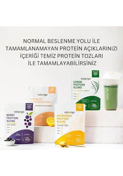 Yeşil Protein Karışımı 250 Gr Ahududu