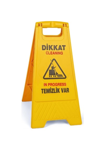Omnisoft Uctm Kz101 Temizlik Var Uyarı Levhası