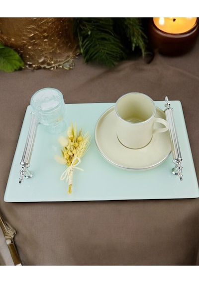 Harmonize Söz Kahve Tepsisi Gümüş Gümüş