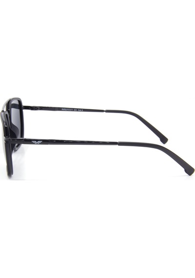 Fratelli Rossetti Fr2506-c1-c1 55 Polarize Unisex Güneş Gözlüğü Siyah