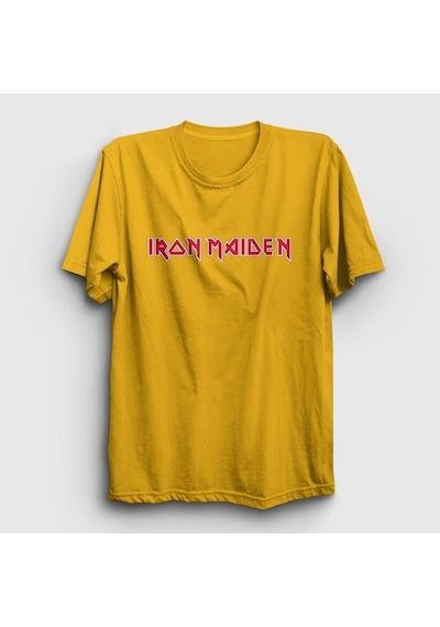 Noıssey Unisex Sarı Logo Iron Maiden T-shirt 86340tt