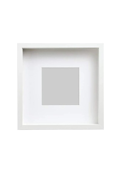 Modern Beyaz Çerçeve - 25x25 Cm