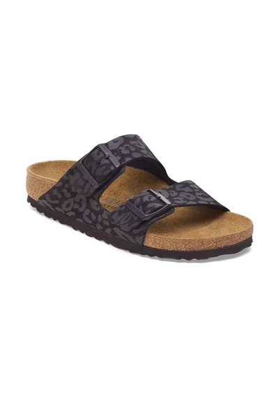Birkenstock Arızona Bf Leopard Unisex Terlik Brk1030563 Siyah