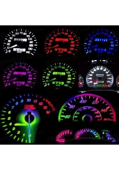 T5 Led Oto Kilometre Kadran Ambians Aydınlatma Ampulü 10 Adet Beyaz