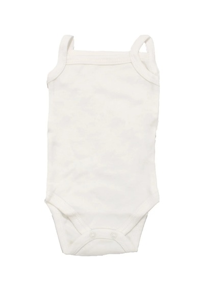 Bebegen Unisex Ekru İp Askılı Çıtçıtlı Badi Zıbın Çok Renkli