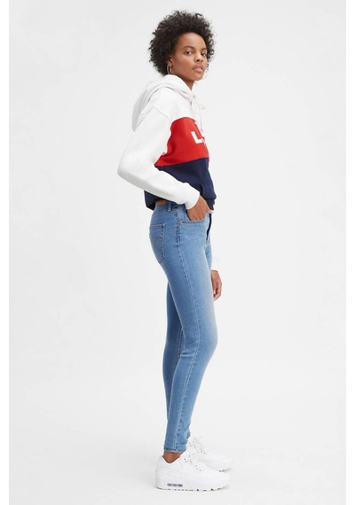 Kadın Yüksek Bel Super Skinny Jean İndigo