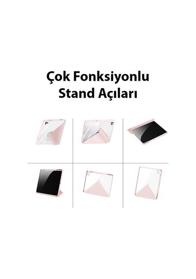 Dux Ducis Apple Uyumlu iPad  Pro 12.9 2022-2021-2020-2018uyku Modlu Kapaklı Kı