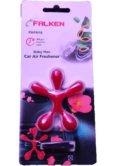 Papaya İnsan Şeklinde Koku Araba Oto Kokusu Ayna Kokusu Papaya Koku Klima Havalandırma Kokusu