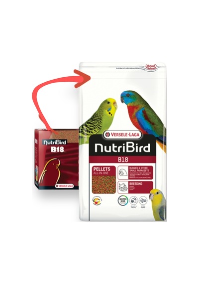Versele Laga Nutribird B18 Muhabbet Paraket Pelet Yem 3 KG
