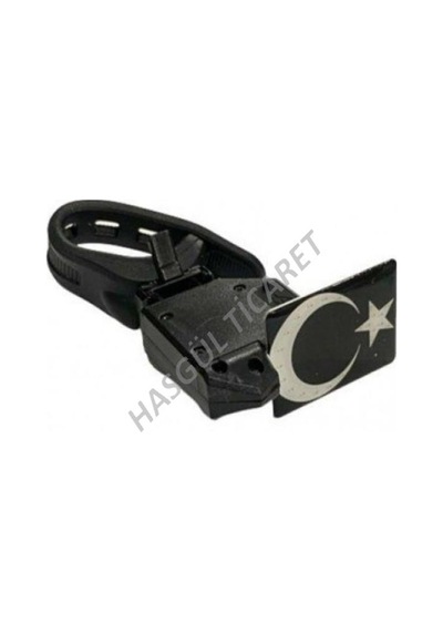 Hsgl Bisiklet Stop Lambası Ay Yıldızlı Usb Şarjlı Arka Işık Led Mavi - Beyaz - Kırmızı