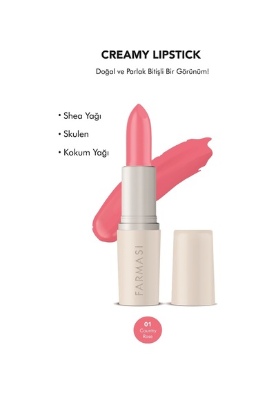 Farmasi Creamy Lipstick 01 Country Rose