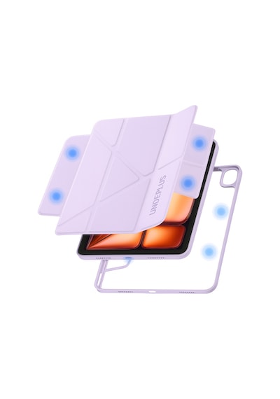 Apple Uyumlu iPad Air 13inç M2/m3 Kılıf Çift Parça Magnetik Multi Skinpro Case A2836 A2837 A3006 Kılıf