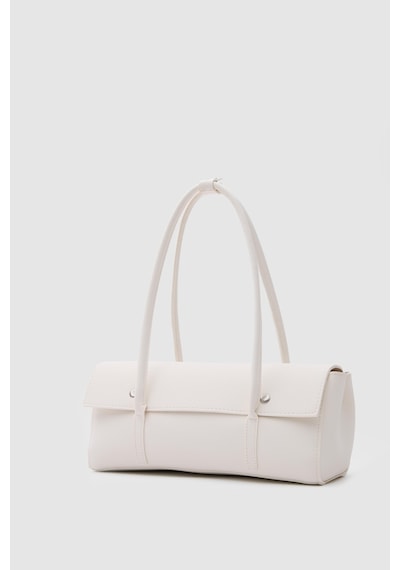 Shule Bags Mari Vintage Baget Çanta Krem