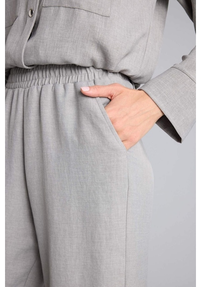 Defacto Wıde Leg Çift Cepli Yüksek Bel Geniş Paça Pantolon H0888ax26smgr105 Gri-gr105