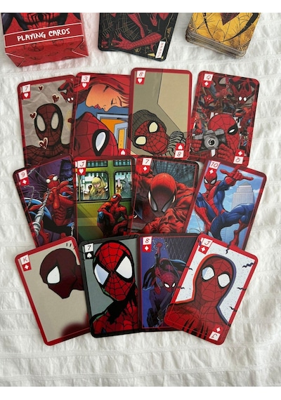Spiderman İskambil Kartları