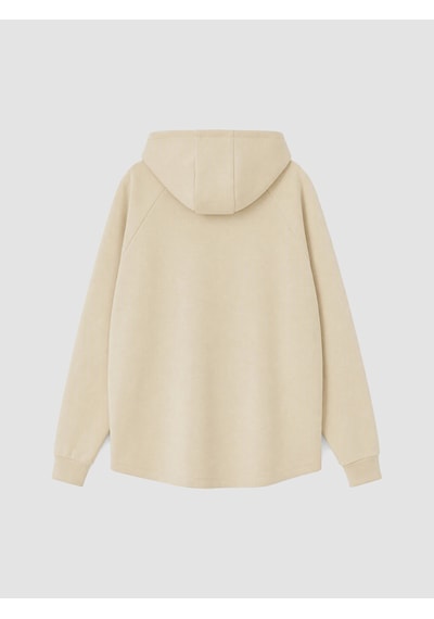 Lcw Curve Bej Büyük Beden Kadın Hoodie
