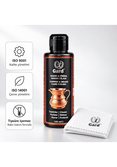 Gard Bakır Pirinç Cilası 125 ML