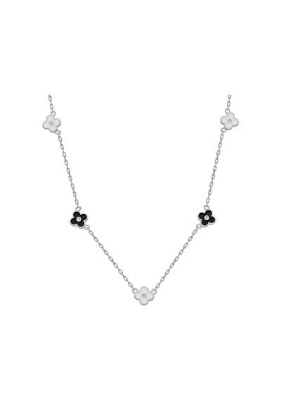 Çiçek Kolye 718935 Rose Gümüş