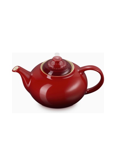 Le Creuset Paslanmaz Çelik Süzgeçli Seramik Çaydanlık, 1.3l Kırmızı