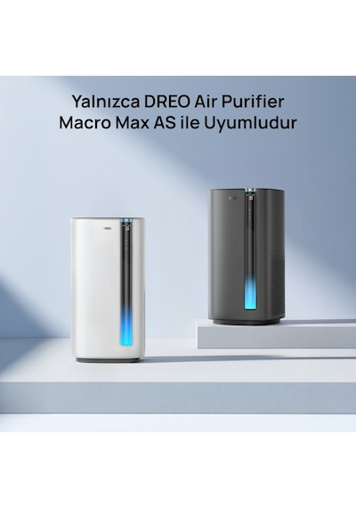 Air Purifier Macro Max S  True Hepa Yedek Filtre Beyaz
