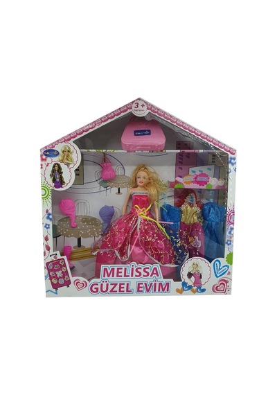 Bebek Yedek Elbiseli Ve Aksesuarlı - 1115-21 - Pembe