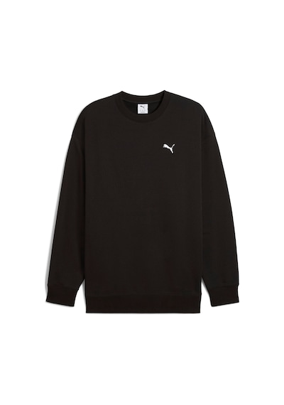 Puma Wardrobe Essentıals Erkek Geniş Kesim Sweatshırt 629650 01 Siyah