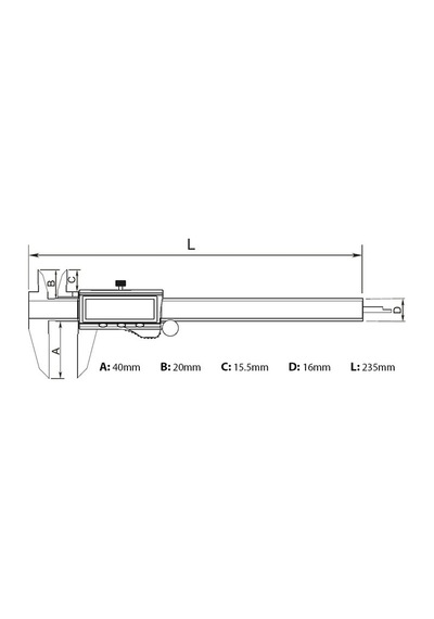 Dasqua 2115-2305 Metal Kasalı Ip54 Korumalı Kumpas 150mm