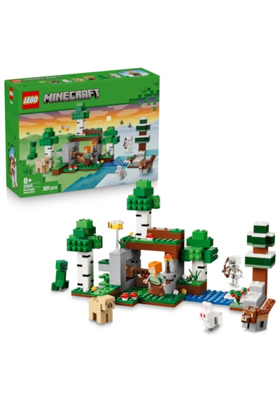 LEGO® Minecraft® İlk Gece Macerası 21593 - 8 Yaş ve Üzeri Çocuklar için 7 Figür İçeren Yaratıcı Oyuncak Yapım Seti (301 Parça)